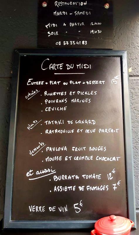 bouchon menu.